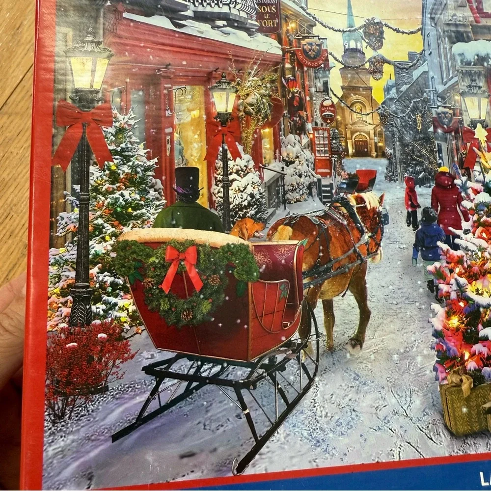 WHITE MOUNTAIN 1000pc Joy of Christmas jigsaw puzzle